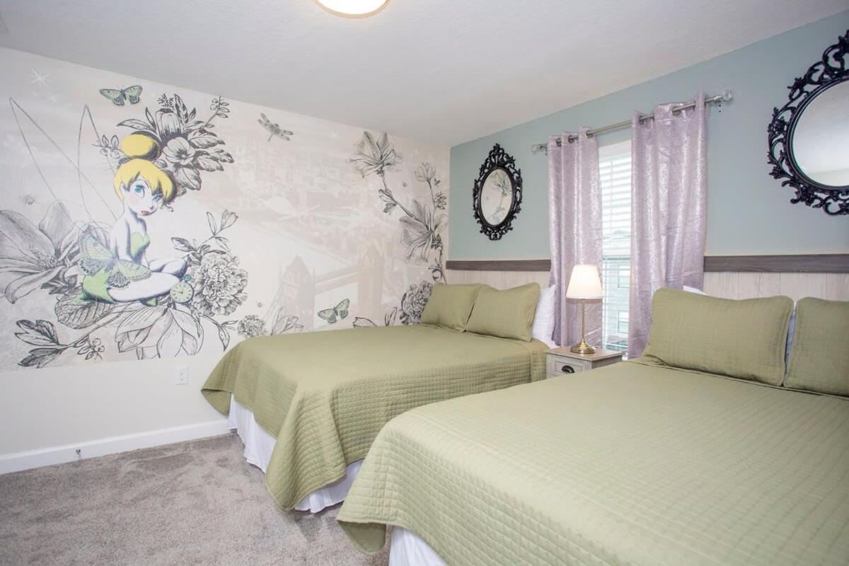 Wonderful 5 Bedroom W/ Pool Close To Disney 4801 Kissimmee Kültér fotó