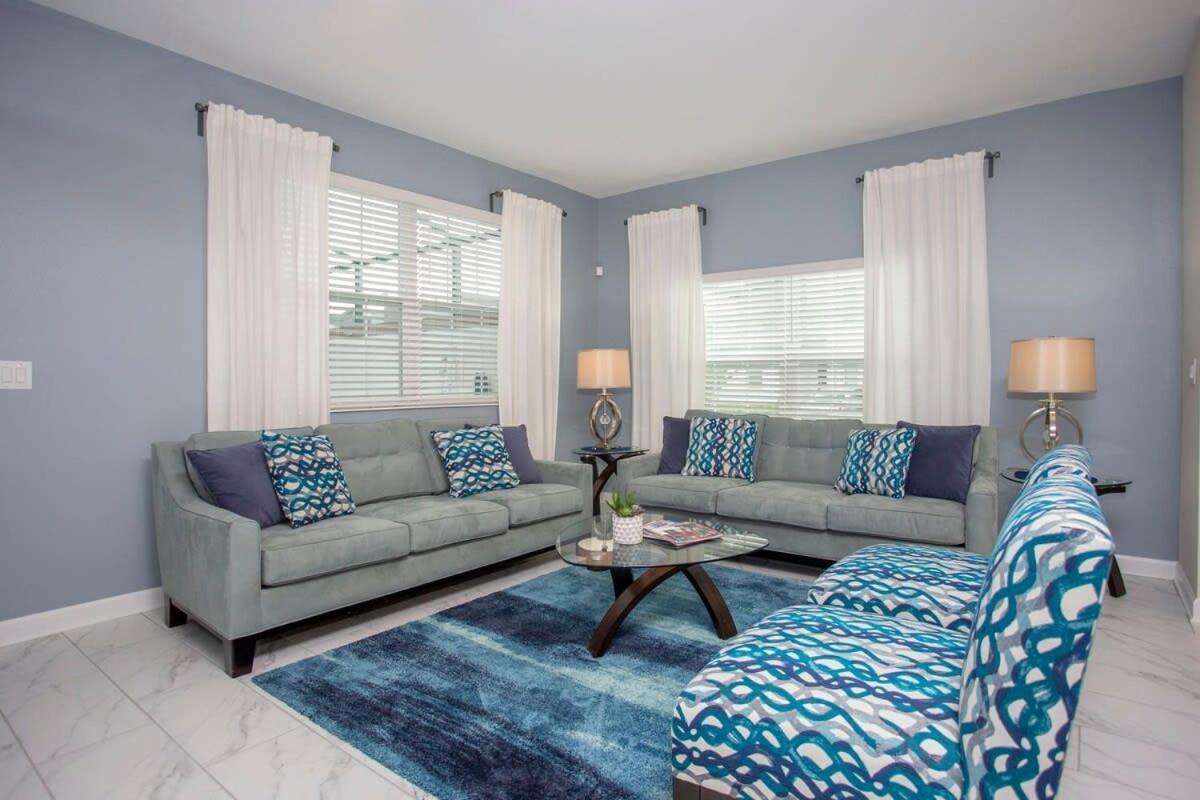 Wonderful 5 Bedroom W/ Pool Close To Disney 4801 Kissimmee Kültér fotó
